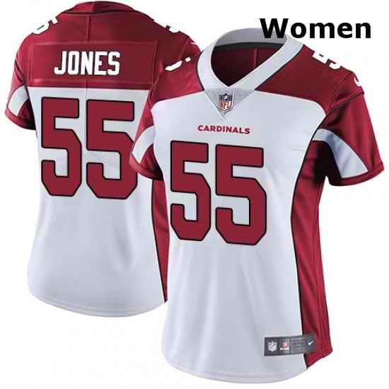 Womens Nike Arizona Cardinals 55 Chandler Jones White Vapor Untouchable Limited Player NFL Jersey